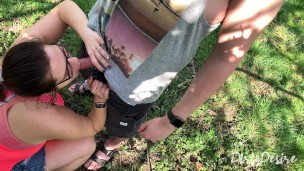 I Make Him Cum in Minutes – Risky Outdoor Fun – UNCUT FOOTAGE 