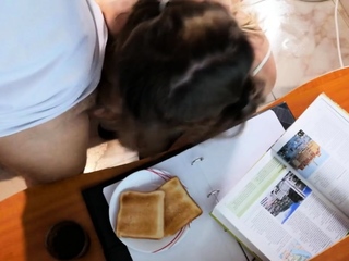 Cum-Soaked Toast A Kinky Breakfast